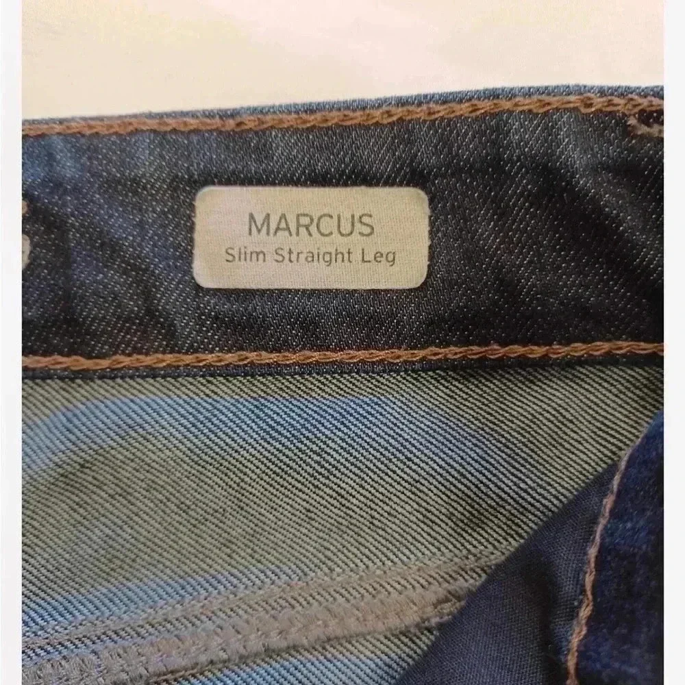 Mavi Marcus Slim Straight Blue  Jeans Size 32 - Picture 9 of 12